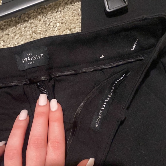 White House black market size 0 cropped dress pants - Picture 2 of 2